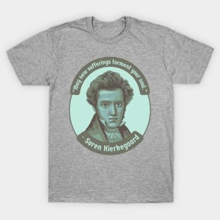 Søren Kierkegaard Portrait and Quote T-Shirt